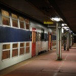 Fin de journée dans le RER