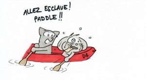 Paddle slave !!